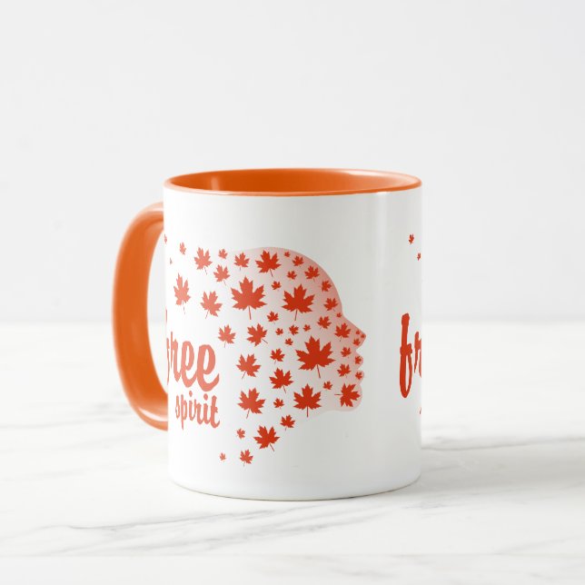 Cara del espíritu libre, otoño tasse (Vorderseite Links)