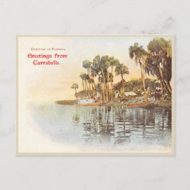 Carabelle, Florida, Vintage Grüße Postkarte