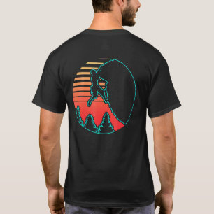 Carabiner Felskletterer Klettern Bouldern Wanderer T-Shirt