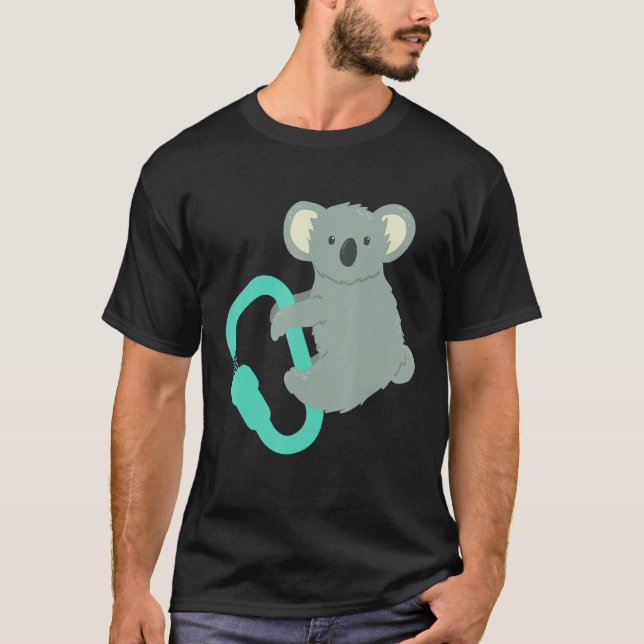 Carabiner Koala Bouldering Koala Bear T-Shirt (Vorderseite)
