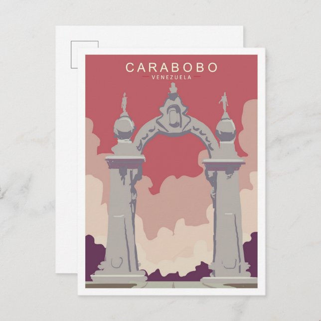 Carabobo Venezuela Kunst, Dichtung und Musik Postkarte (Vorne/Hinten)