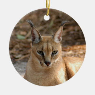 Caracal Luchs-Weihnachtsverzierung Keramikornament