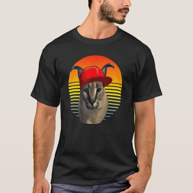 caracal meme cat T-Shirt (Vorderseite)