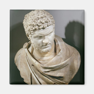 Caracalla, römischer Marmor cuirassed Fehlschlag, Magnet