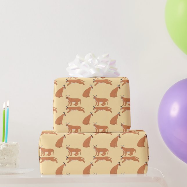 Caracals Geschenkpapier (Partygeschenke)