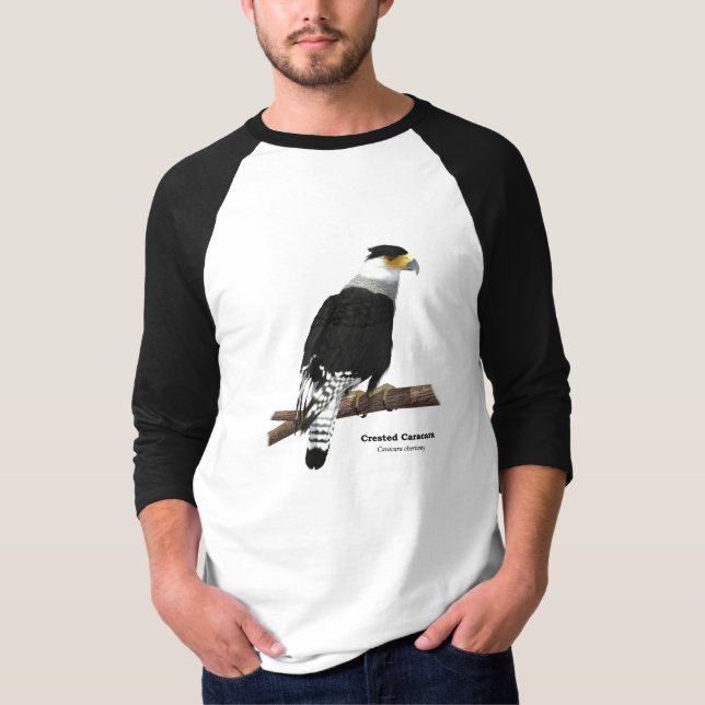 Caracara mit Haube Jersey T-Shirt (Vorderseite)