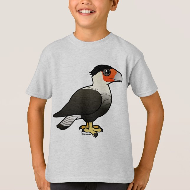Caracara mit Haube T-Shirt (Vorderseite)