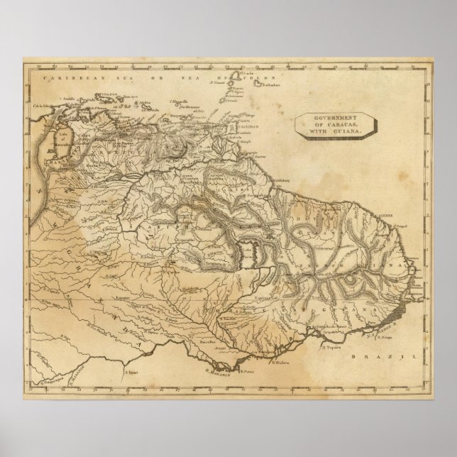 Caracas, Guyana Poster (Vorne)
