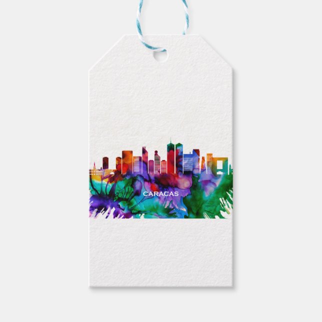 Caracas Skyline Geschenkanhänger (Vorderseite)