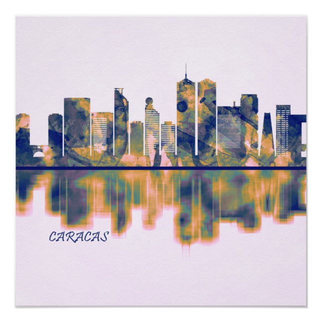 Caracas Skyline Poster (Vorderseite)