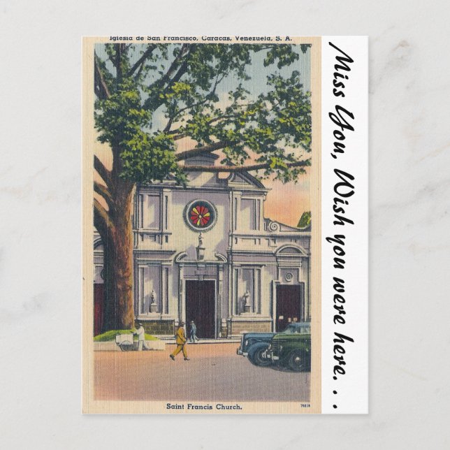 Caracas, Venezuela Postkarte (Vorderseite)