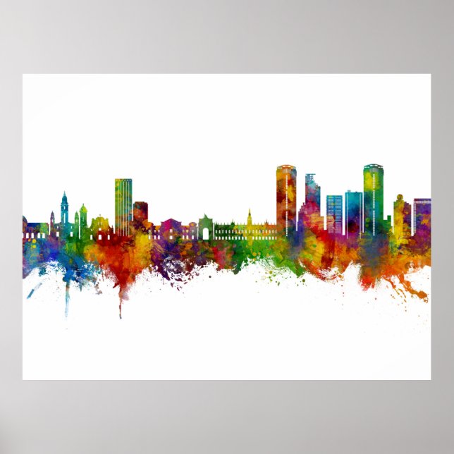 Caracas Venezuela Skyline Poster (Vorne)