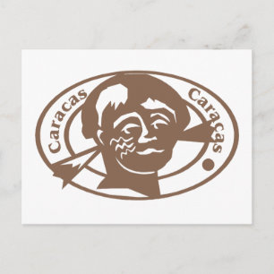 Caracus-Briefmarke Postkarte