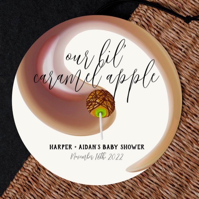 Caramel Apple - Green Baby Shower Fevor Sticker (Von Creator hochgeladen)