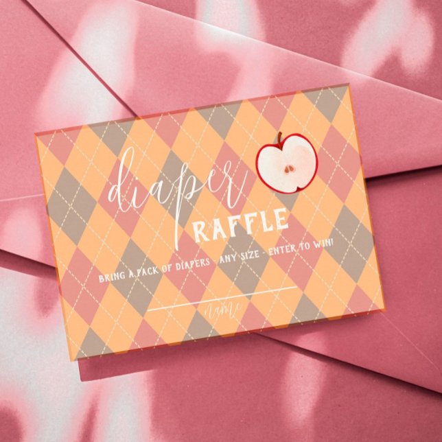 Caramel Apple - Red Baby Diaper Packung Platzkarte (Von Creator hochgeladen)