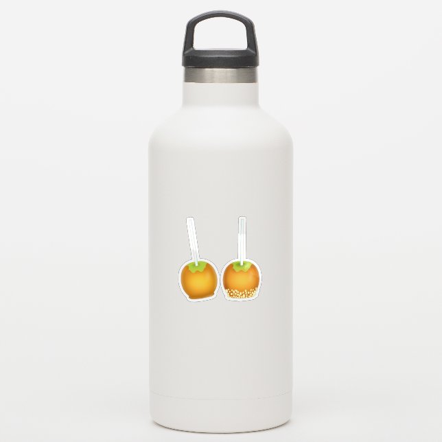 Caramel Apples Aufkleber (Wassserflasche)