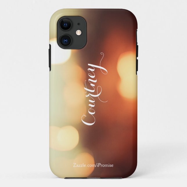 Caramel Bokeh Iphone Case-Mate iPhone Hülle (Rückseite)