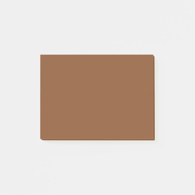 Caramel Cafe Solid Color Post-it Klebezettel (Vorderseite)
