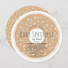 Caramel Donut Baby Sprinkle Dusche von Mail Circle Einladung