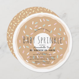 Caramel Donut Baby Sprinkle Duschkreislauf Einladung