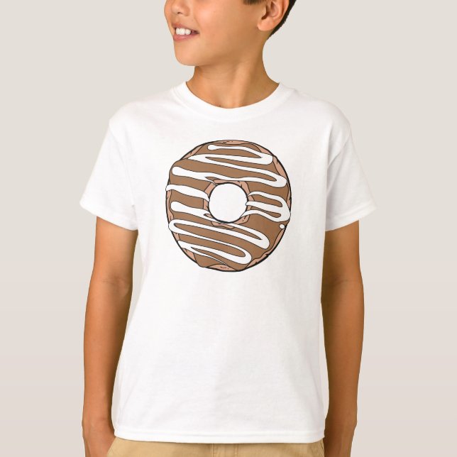 Caramel Donut, Doughnut, Glaze, Icing, Zuckerguss T-Shirt (Vorderseite)