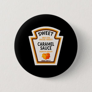 Caramel Sauce Halloween Kostüm 2024 Familie Funny Button