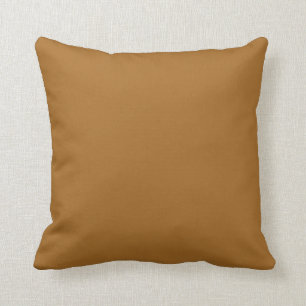 Caramel Tan Brown Solid Trend Hintergrund Kissen
