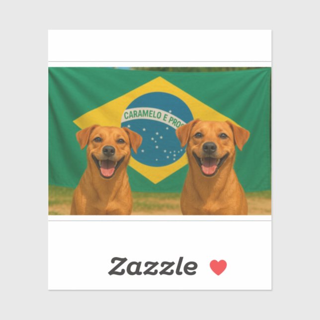 Caramelo e Progresso Adesivo Aufkleber (Blatt)