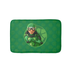 Carapace Green Abzeichen Badematte