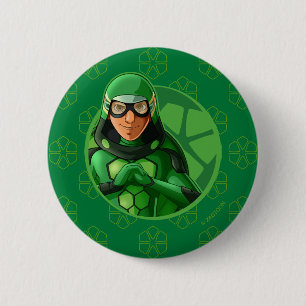 Carapace Green Abzeichen Button