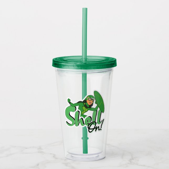 Carapace | Muschel an! Acryltrinkbecher (Vorderseite)