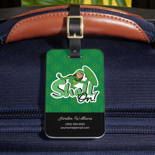 Carapace | Muschel an! Gepäckanhänger (Vorderseite Insitu 2)