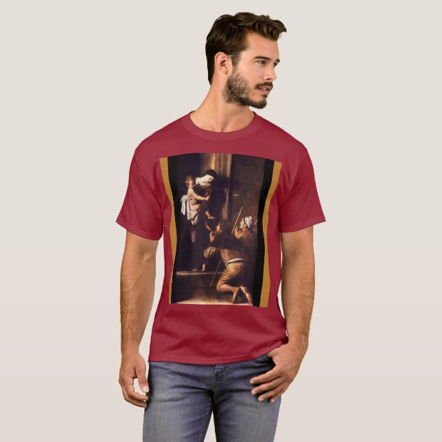 Caravaggio 1604-1606 Madonna & Child di Loreto T-Shirt (Vorne ganz)