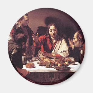 Caravaggio - Abendessen im Emmaus Magnet