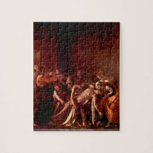 Caravaggio - Auferstehung von Lazarus-Puzzlespiel Puzzle (Vertikal)