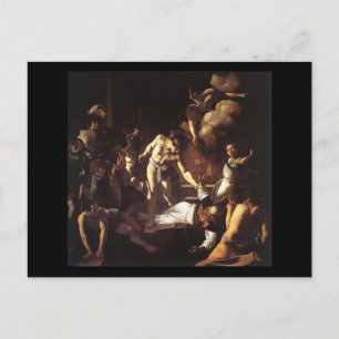 Caravaggio Das Martyrium des Heiligen Matthäus Postkarte