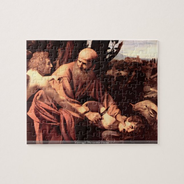 Caravaggio - Das Opfer des Isaacs-Puzzles Puzzle (Horizontal)