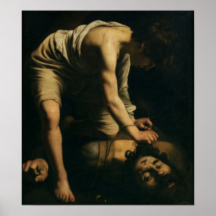 Caravaggio - David und Goliath Poster