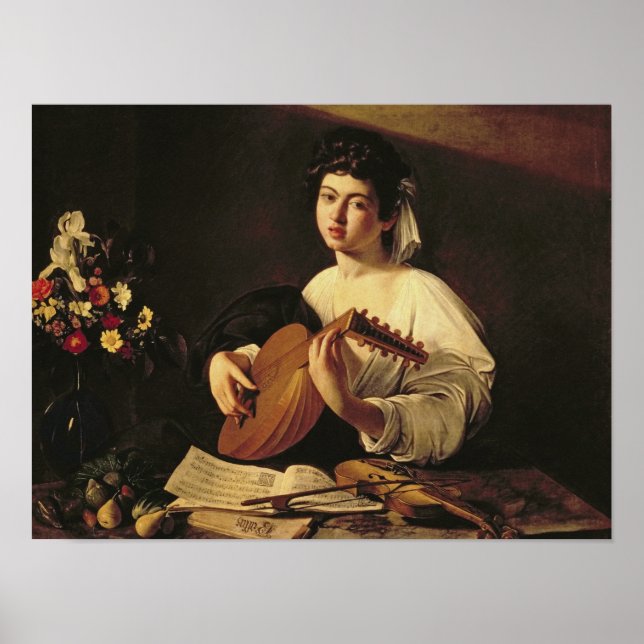 Caravaggio - Der Lute Player Poster (Vorne)