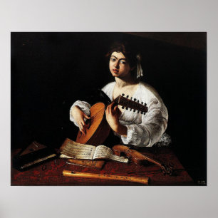 Caravaggio - Der Lute Player Poster