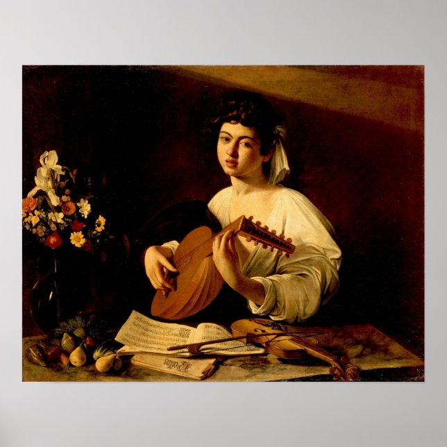 Caravaggio - Der Lute Player Poster (Vorne)