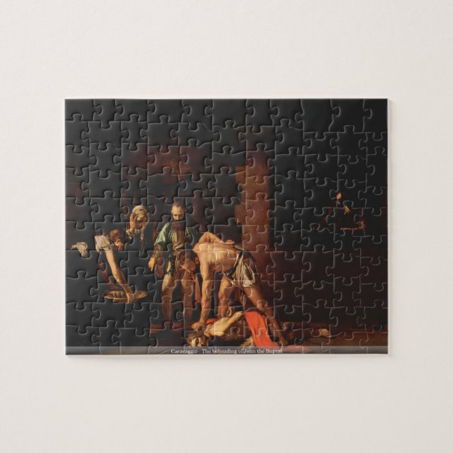 Caravaggio - die Enthauptung von Johannes der Puzzle (Horizontal)