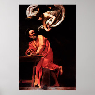 Caravaggio: Die Inspiration von Saint Matthew Poster