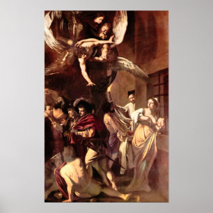 Caravaggio - Die sieben Werke der Gnade Poster