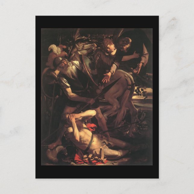 Caravaggio die Umwandlung von St. Paul Postkarte (Vorderseite)