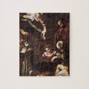 Caravaggio - Geburt Christi mit St Francis u. St Puzzle