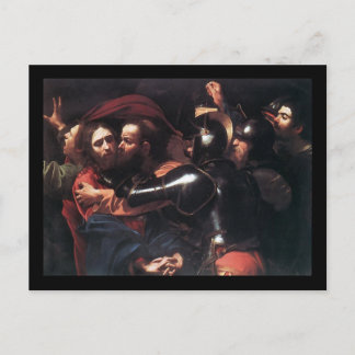 Caravaggio Gefangennahme Christi Postkarte