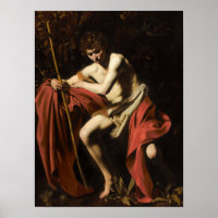 Caravaggio - Johannes der Täufer in der Wildnis