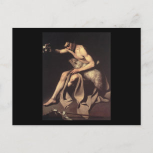 Caravaggio Johannes der Täufer Postkarte