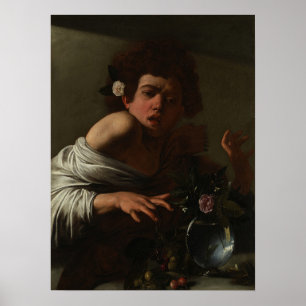 Caravaggio - Knabe von einer Eidechse gebissen Poster